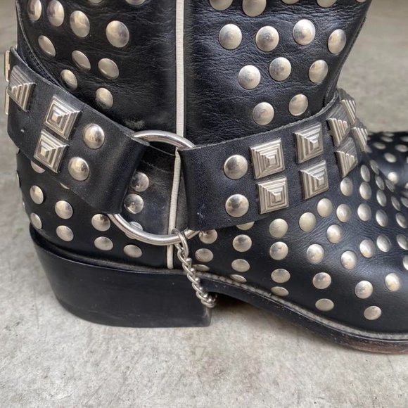 SENDRA Alcalas Mens Studded Boots Real Leather $800 Size 8D main image 6